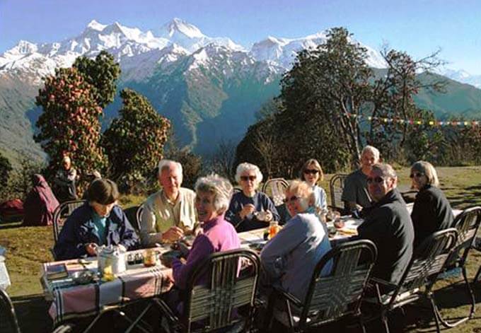 breakfast below annapurna II